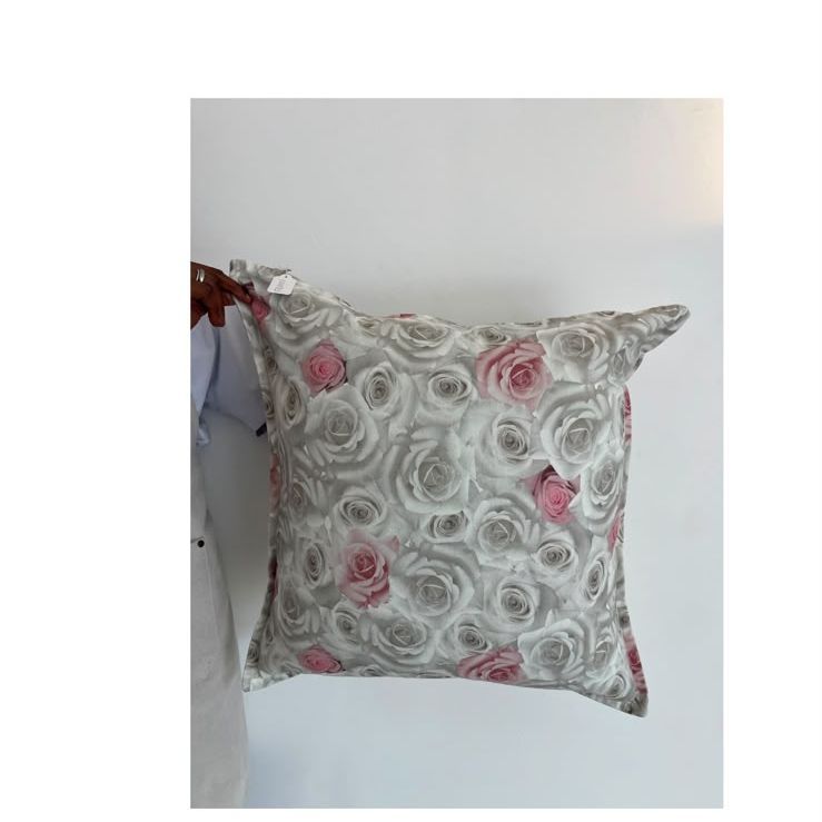 BELLAROSE GREY & PINK OXFORD FLORAL