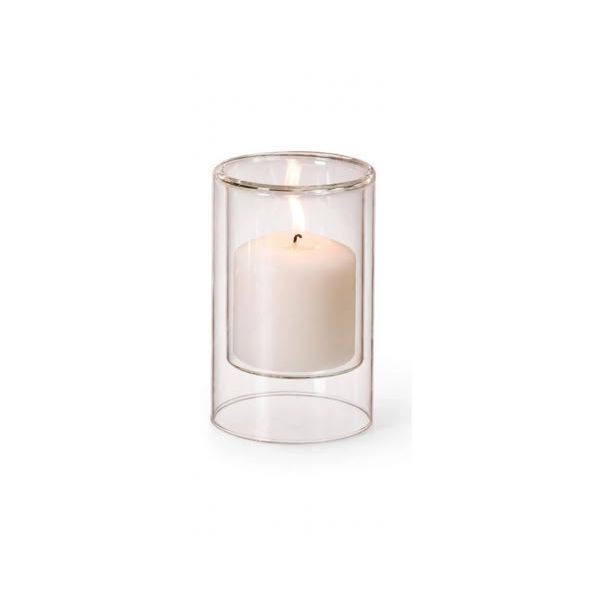 GLASS CANDLE HOLDER L